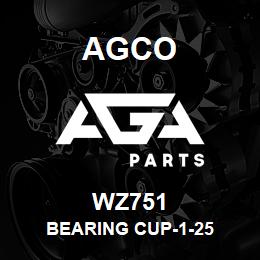 WZ751 Agco BEARING CUP-1-25 | AGA Parts