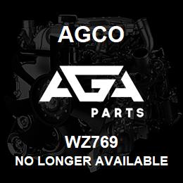 WZ769 Agco NO LONGER AVAILABLE | AGA Parts