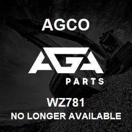 WZ781 Agco NO LONGER AVAILABLE | AGA Parts