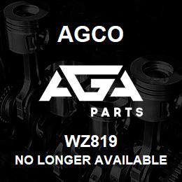 WZ819 Agco NO LONGER AVAILABLE | AGA Parts