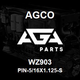 WZ903 Agco PIN-5/16X1.125-S | AGA Parts