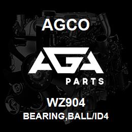 WZ904 Agco BEARING,BALL/ID4 | AGA Parts