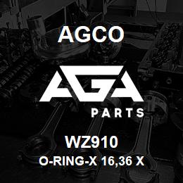 WZ910 Agco O-RING-X 16,36 X | AGA Parts