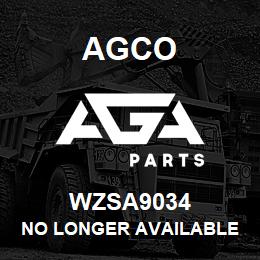 WZSA9034 Agco NO LONGER AVAILABLE | AGA Parts