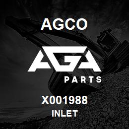 X001988 Agco INLET | AGA Parts