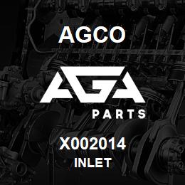 X002014 Agco INLET | AGA Parts