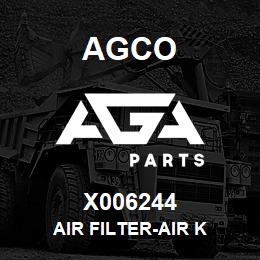 X006244 Agco AIR FILTER-AIR K | AGA Parts