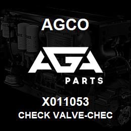 X011053 Agco CHECK VALVE-CHEC | AGA Parts