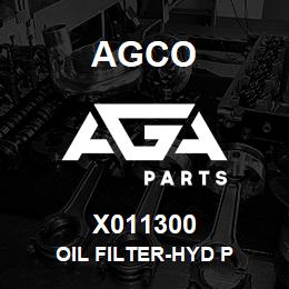 X011300 Agco OIL FILTER-HYD P | AGA Parts