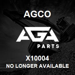 X10004 Agco NO LONGER AVAILABLE | AGA Parts