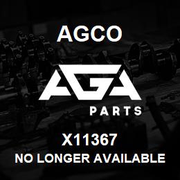 X11367 Agco NO LONGER AVAILABLE | AGA Parts