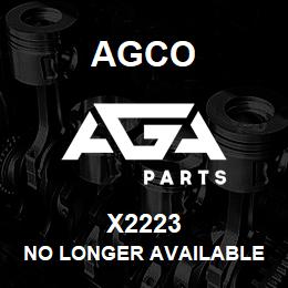 X2223 Agco NO LONGER AVAILABLE | AGA Parts