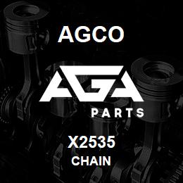 X2535 Agco CHAIN | AGA Parts