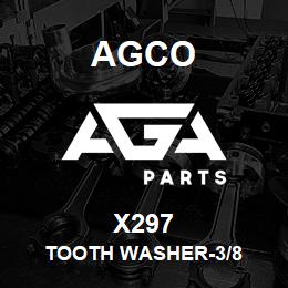 X297 Agco TOOTH WASHER-3/8 | AGA Parts