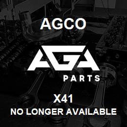 X41 Agco NO LONGER AVAILABLE | AGA Parts