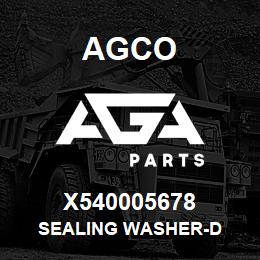 X540005678 Agco SEALING WASHER-D | AGA Parts