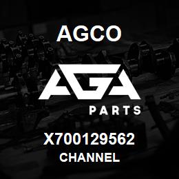 X700129562 Agco CHANNEL | AGA Parts