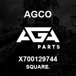 X700129744 Agco SQUARE. | AGA Parts