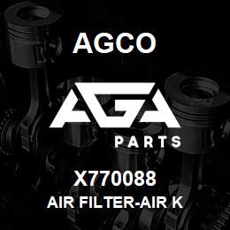 X770088 Agco AIR FILTER-AIR K | AGA Parts