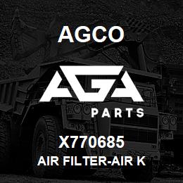 X770685 Agco AIR FILTER-AIR K | AGA Parts