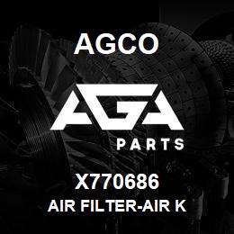 X770686 Agco AIR FILTER-AIR K | AGA Parts