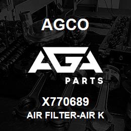 X770689 Agco AIR FILTER-AIR K | AGA Parts