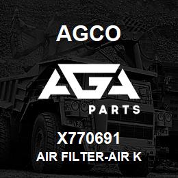 X770691 Agco AIR FILTER-AIR K | AGA Parts