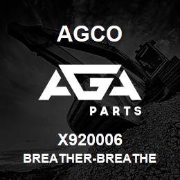 X920006 Agco BREATHER-BREATHE | AGA Parts