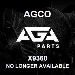 X9360 Agco NO LONGER AVAILABLE | AGA Parts