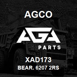 XAD173 Agco BEAR. 6207 2RS | AGA Parts