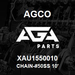 XAU1550010 Agco CHAIN-#50SS 10' | AGA Parts