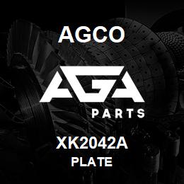 XK2042A Agco PLATE | AGA Parts