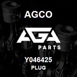 Y046425 Agco PLUG | AGA Parts