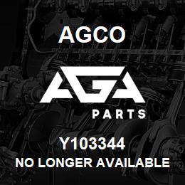 Y103344 Agco NO LONGER AVAILABLE | AGA Parts