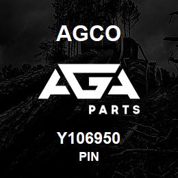 Y106950 Agco PIN | AGA Parts