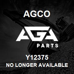 Y12375 Agco NO LONGER AVAILABLE | AGA Parts