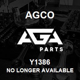 Y1386 Agco NO LONGER AVAILABLE | AGA Parts