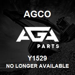 Y1529 Agco NO LONGER AVAILABLE | AGA Parts