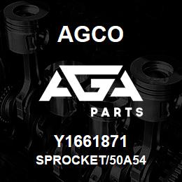 Y1661871 Agco SPROCKET/50A54 | AGA Parts