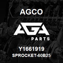 Y1661919 Agco SPROCKET-60B25 | AGA Parts