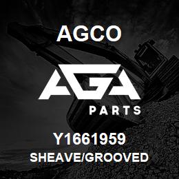 Y1661959 Agco SHEAVE/GROOVED | AGA Parts