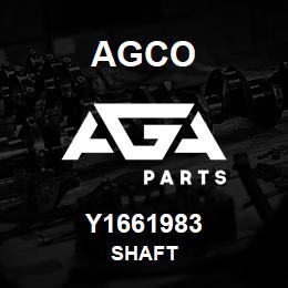 Y1661983 Agco SHAFT | AGA Parts