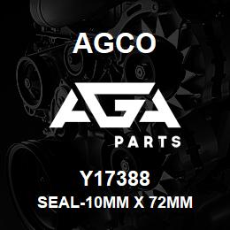 Y17388 Agco SEAL-10MM X 72MM | AGA Parts