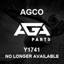 Y1741 Agco NO LONGER AVAILABLE | AGA Parts