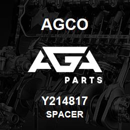 Y214817 Agco SPACER | AGA Parts