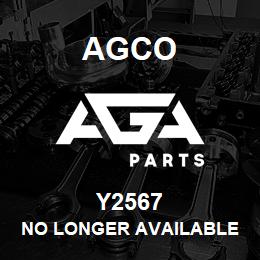 Y2567 Agco NO LONGER AVAILABLE | AGA Parts