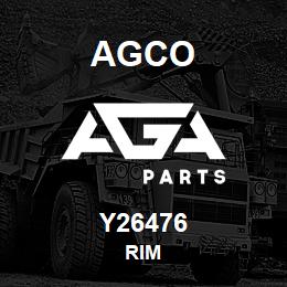 Y26476 Agco RIM | AGA Parts