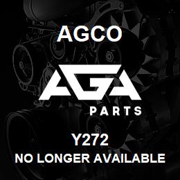 Y272 Agco NO LONGER AVAILABLE | AGA Parts