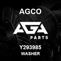 Y293985 Agco WASHER | AGA Parts