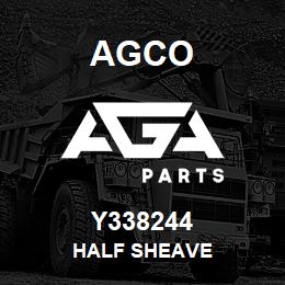 Y338244 Agco HALF SHEAVE | AGA Parts